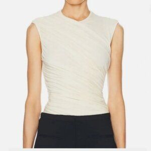 Agolde Ester ruched tank top NEW